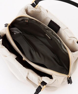 LA BAGAGERIE ナチュラルタックトート ホワイト