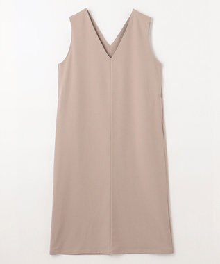 ANY 【接触冷感/UVケア/洗濯機可能】ひんやりVネックジャンスカ グレージュ