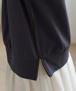 UNFILO スウェットサイドZIPベスト チャコール