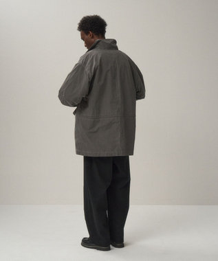 ATON PIGMENT AIR WEATHER | ショートモッズコート - UINSEX SUMI