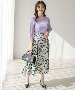 ANY SIS 【UVカット・洗える】コクーンスリーブ プルオーバー ラベンダー