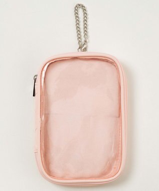 WEGO 【痛バ＆推し活グッズ】パールキルティングアクリルスタンドポーチ ライトピンク