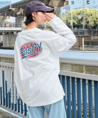 WEGO 【ユニセックス着用ITEM】サークルロゴBIG　T（LS） ホワイト