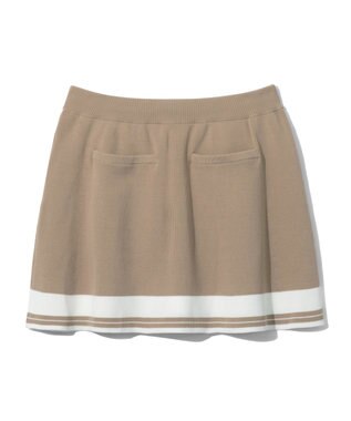 ZERO HALLIBURTON 【セットアップ可能】 ニットミニスカート ZHG-W4A 7e 82880 ゴルフウェア ベージュ