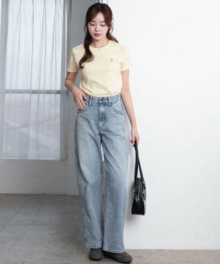 WEGO 【SMLサイズ展開】U.S. POLO ASSN.別注コンパクトTシャツ ライトイエロー