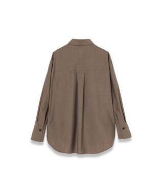 JOSEPH ライトテーラリング　シャツ Mushroom