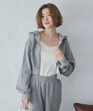 WEGO ショートZIPパーカー 柄2