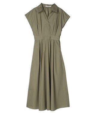 Green Parks ・ＥＬＥＮＣＡＲＥ　ＤＵＥ　スキッパーワンピース Khaki