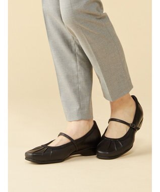 ASICS WALKING ペダラウォーキングシューズ 4E ヒール高3.0cm ブラック系