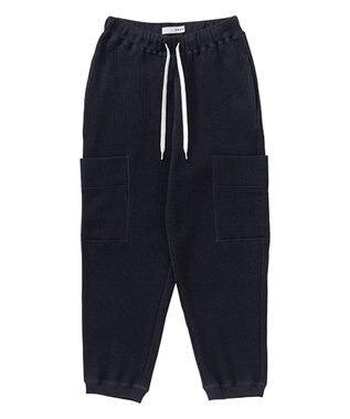 HAAG スマイルコットン SIDE POCKET PANTS パンツ ネイビー
