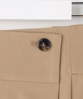 ANY SIS ツイステッドクリアチノ スカート ベージュ