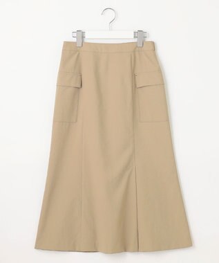 J.PRESS LADIES S 【洗える・イージーケア】ソフトタイプライター マーメイド スカート ベージュ系