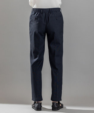 JOSEPH HOMME 【ストレッチ/ウエストゴム仕様】キャリーマンストレッチ ドロスト付ストレートパンツ / HOVE ネイビー系