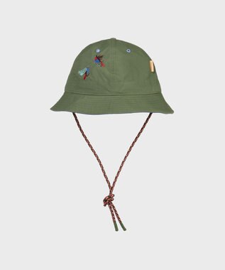 Paul Smith Paul Smith Loves Barbour Lure バケットハット カーキ