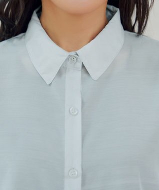 Tiaclasse シアーシャツ＋タンクトップセット（2点セット） サックス