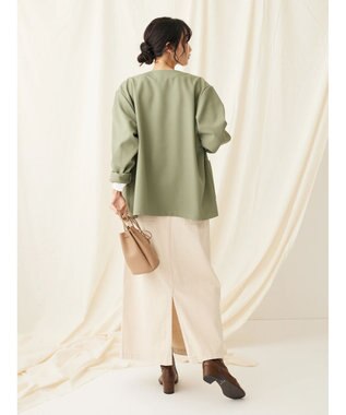 CRAFT STANDARD BOUTIQUE 【イージーケア】ＶネックカーディガンＪＫＴ Khaki