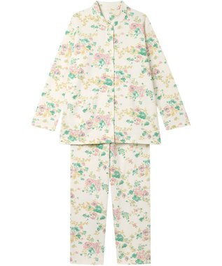 Wing パジャマ 綿100%(本体肌側) あったか 冬 長袖 長ズボン レディース EP6019 ウイング／ワコール クリーム