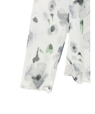 CRAFT STANDARD BOUTIQUE プリント柄スタンドネックプルオーバー Off White