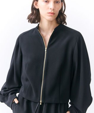 BEIGE， RUE / ドライタッチコンパクトブルゾン Black