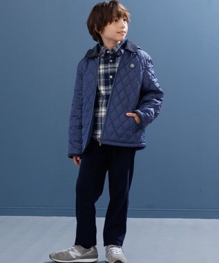 J.PRESS KIDS 【110-130cm】ビッグチェック シャツ ネイビー系4