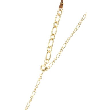 Green Parks ｅｖｅｒｙ　ｗａｌｋ２ＷＡＹコードＭｉｘチェーンネックレス Gold
