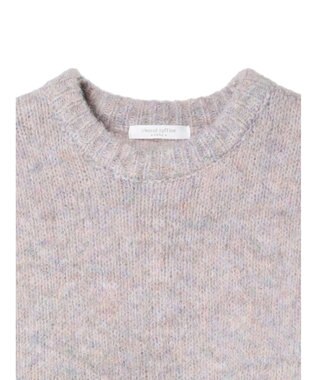 Green Parks フェアリーＭｉｘライン入りプルオーバー Purple