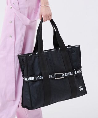LeSportsac MSGM LG BOAT TOTE/ボートトートブラックジャカード ボートトートブラックジャカード