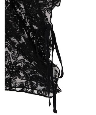 Green Parks ・ＳＵＧＡＲ　ＳＰＯＯＮ　２ｗａｙ刺繍レースベスト Black