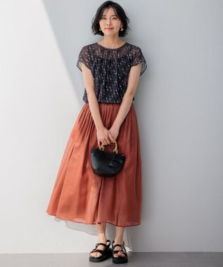 23区 バンブーハンドル ミニ ショルダーバッグ ブラック系