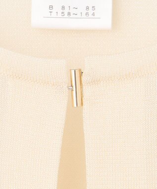 23区 S 【APPLAUDIR】グロッシーニット ボレロカーディガン シルバー系