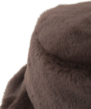 AMERICAN HOLIC フェイクファーバケットハット Brown
