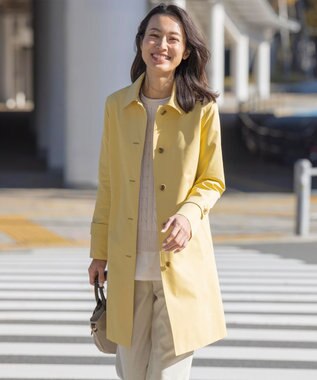 J.PRESS LADIES L 【洗える】GIZA MERCERIZE COTTON ケーブル ニット ベージュ系
