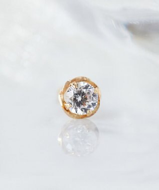 Phoebe 【K10】ローズバットピアス(片耳)/BOXつき　ゴールド