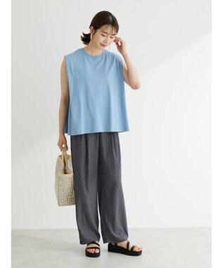 Green Parks ・ＳＵＧＡＲ　ＳＰＯＯＮ　ショルダータックフレンチＴシャツ Blue