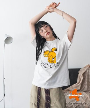 WEGO 【ユニセックス着用ITEM】GARFIELDグラフィックT（SS） ホワイト