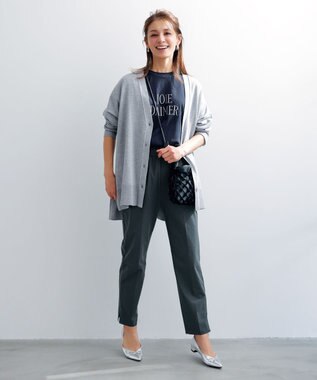 UNFILO 【UVケア/接触冷感】汗ジミ防止 撥水ロゴT ブラック