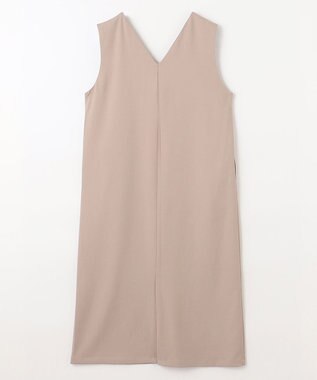 ANY L 【接触冷感/UVケア/洗濯機可能】ひんやりVネックジャンスカ グレージュ