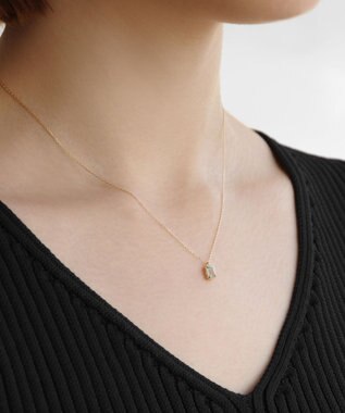 TOCCA 【WEB＆数量限定】CROCHET OF COLOR  NECKLACE K10 アクアマリン ネックレス アクアマリン