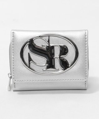 WEGO ラウンドロゴウォレット シルバー