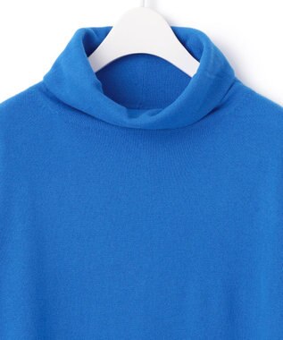 ICB 【洗える】ソフトウールハイゲージ ハイネックプルオーバー サファイア系