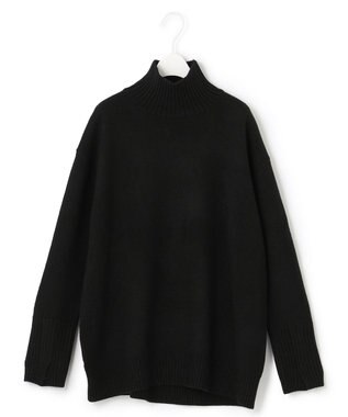 ICB 【新色追加・WEB限定カラーあり】 ソフトカシミヤミックス ハイネックニット ブラック系