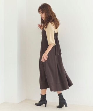 Feroux 【洗える】ラメ プルオーバーニット ベージュ系