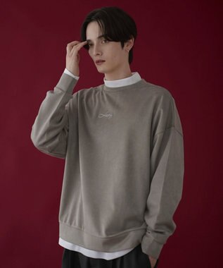 WEGO 【2点SET】フェイクスウェードアンサンブルプルオーバー ベージュ