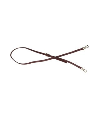 INTER-CHAUSSURES 【CHRISTIAN VILLA】レザーミディアムハンドバッグ ボルドー