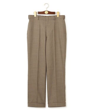 J.PRESS MEN 【J.PRESS ORIGINALS】Wool Polyester Gun Club Check Spindle New Piped Stem Slacks ベージュ系4