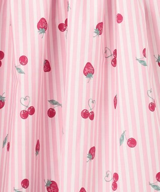 ANY KIDS 【WEB限定柄有】総柄 サマー ワンピース 【WEB限定】ピンク系イチゴ