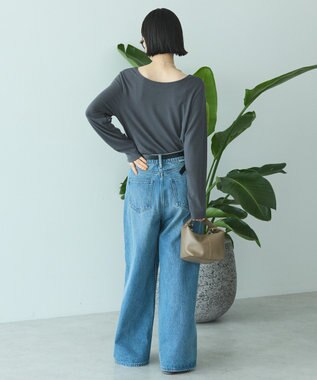 AMERICAN HOLIC 起毛プルオーバー Charcoal Gray