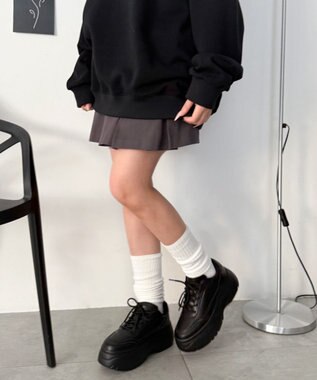 WEGO 厚底スニーカー ブラック