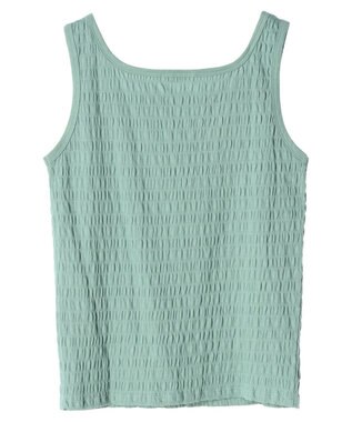 earth music&ecology シャーリングタンクトップ Mint