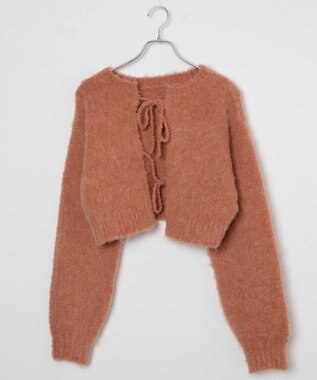 WEGO 2WAYブークレリボンカーデ オレンジ